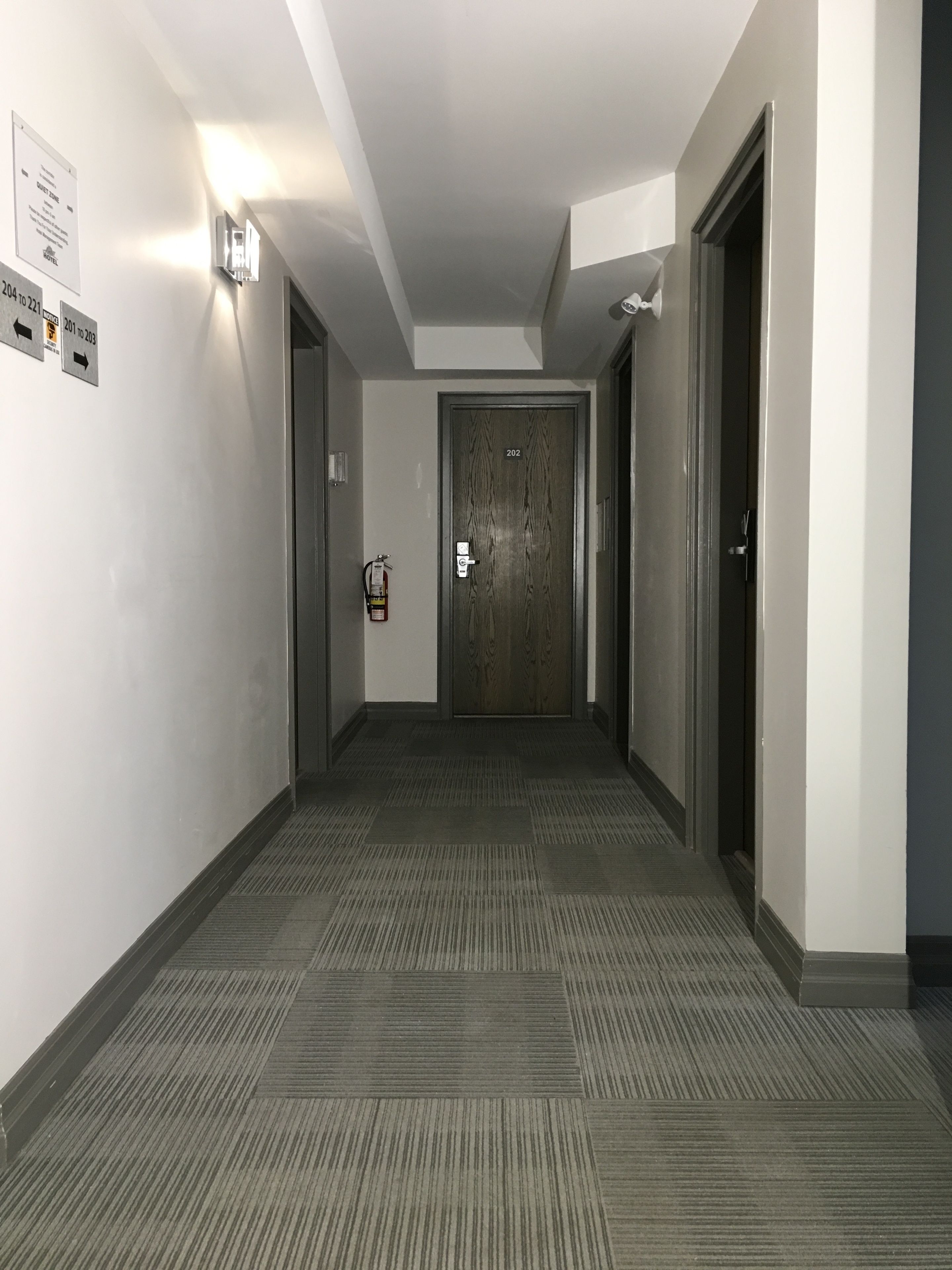 king bed & double sofa-bed room | hallway