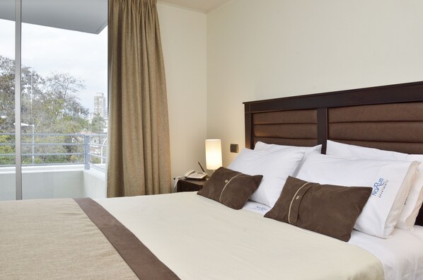 Couette en duvet d'oie, coffres-forts dans les chambres