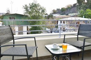 Executive-Apartment, 1 Schlafzimmer | Balkon