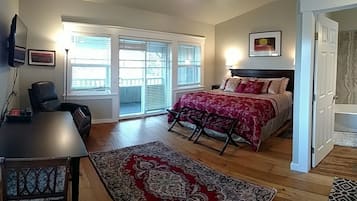 Deluxe-huone, 1 suuri parisänky, parveke, vuoristonäköala (Can Connect to Evergreen Suite) | Egyptinpuuvillaiset lakanat, ylelliset vuodevaatteet