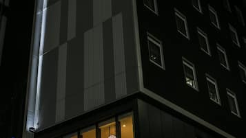 Front of property – evening/night