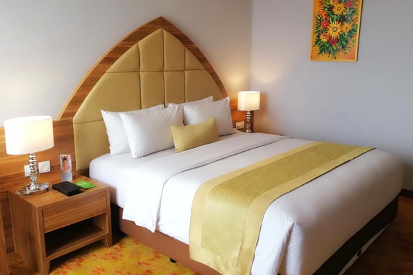 Premium bedding, in-room safe, desk, blackout drapes