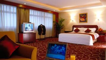 Premium bedding, minibar, in-room safe, desk