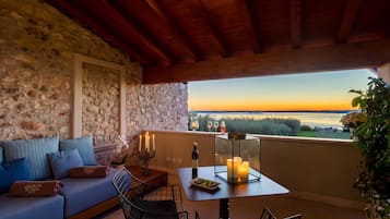 Suite, Balcony, Lake View | Premium bedding, minibar, in-room safe, desk