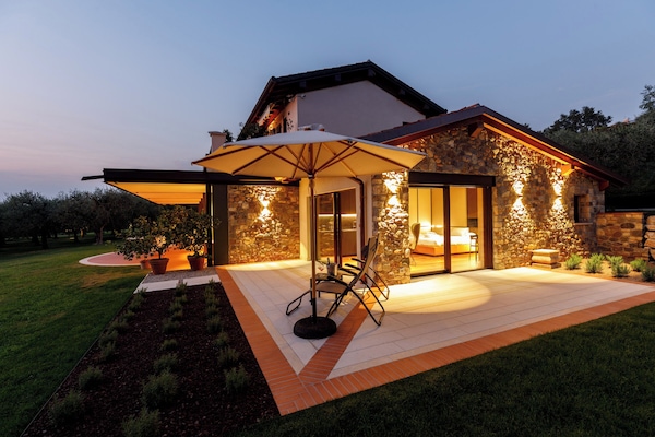 Luxury Studio Suite, Patio, Lake View (Accessible) | Premium bedding, minibar, in-room safe, desk