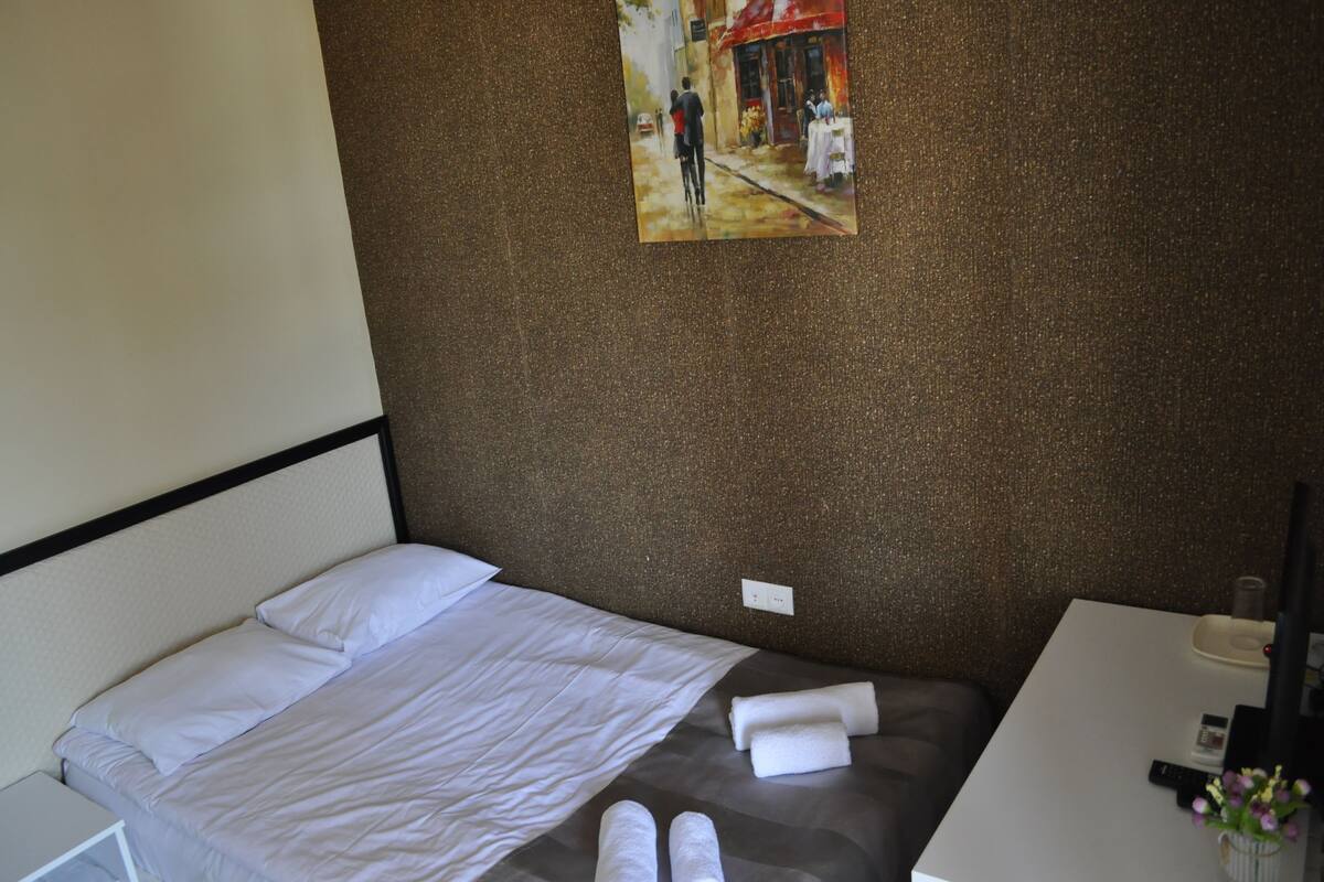 Standard Double Room, Balcony | Minibar, desk, soundproofing, iron/ironing board