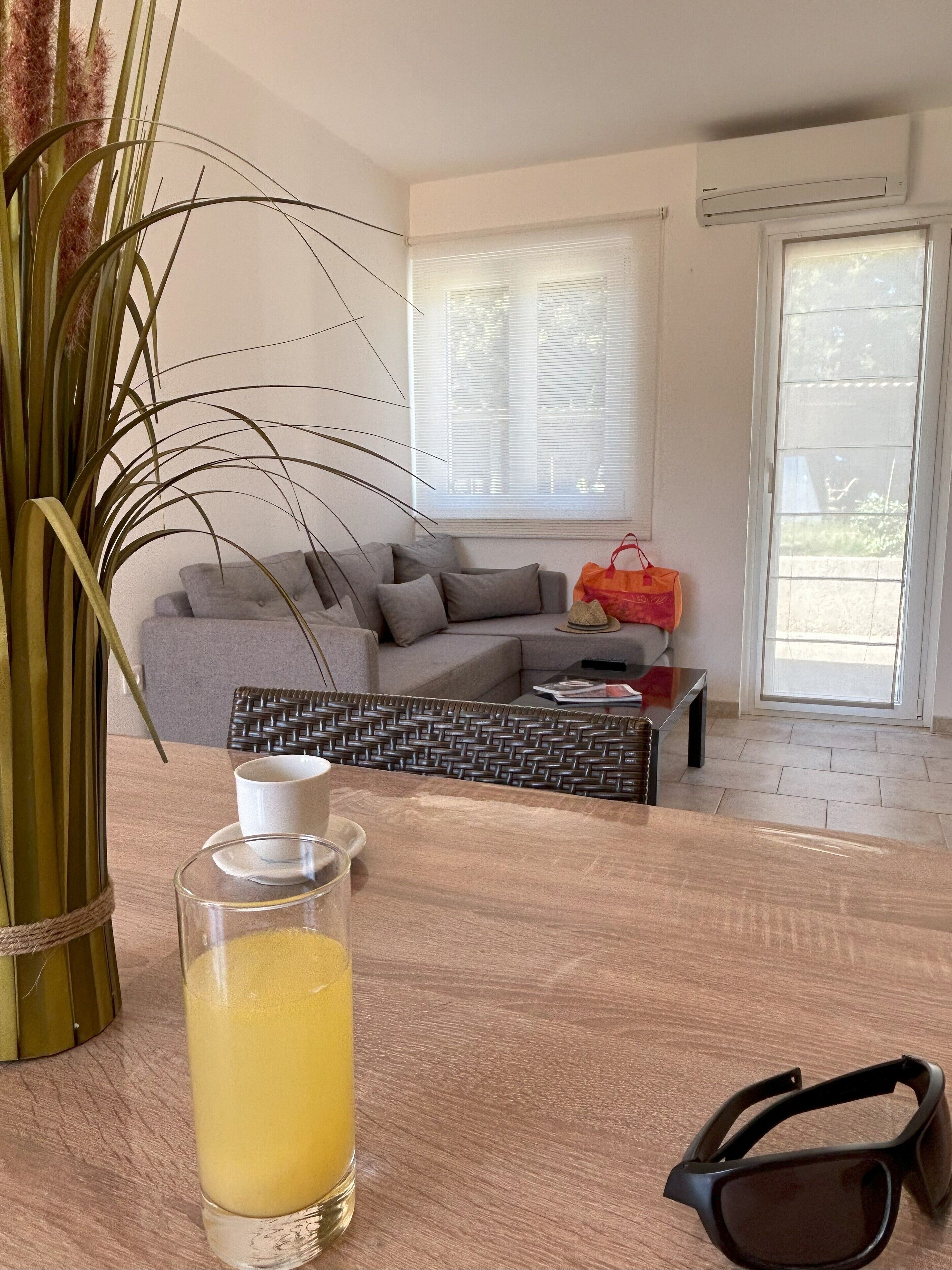 design house, 2 bedrooms | living area | flat-screen tv