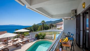 Departamento Premium, 1 habitación, 2 baños, vista al mar | Vista a la playa o el mar
