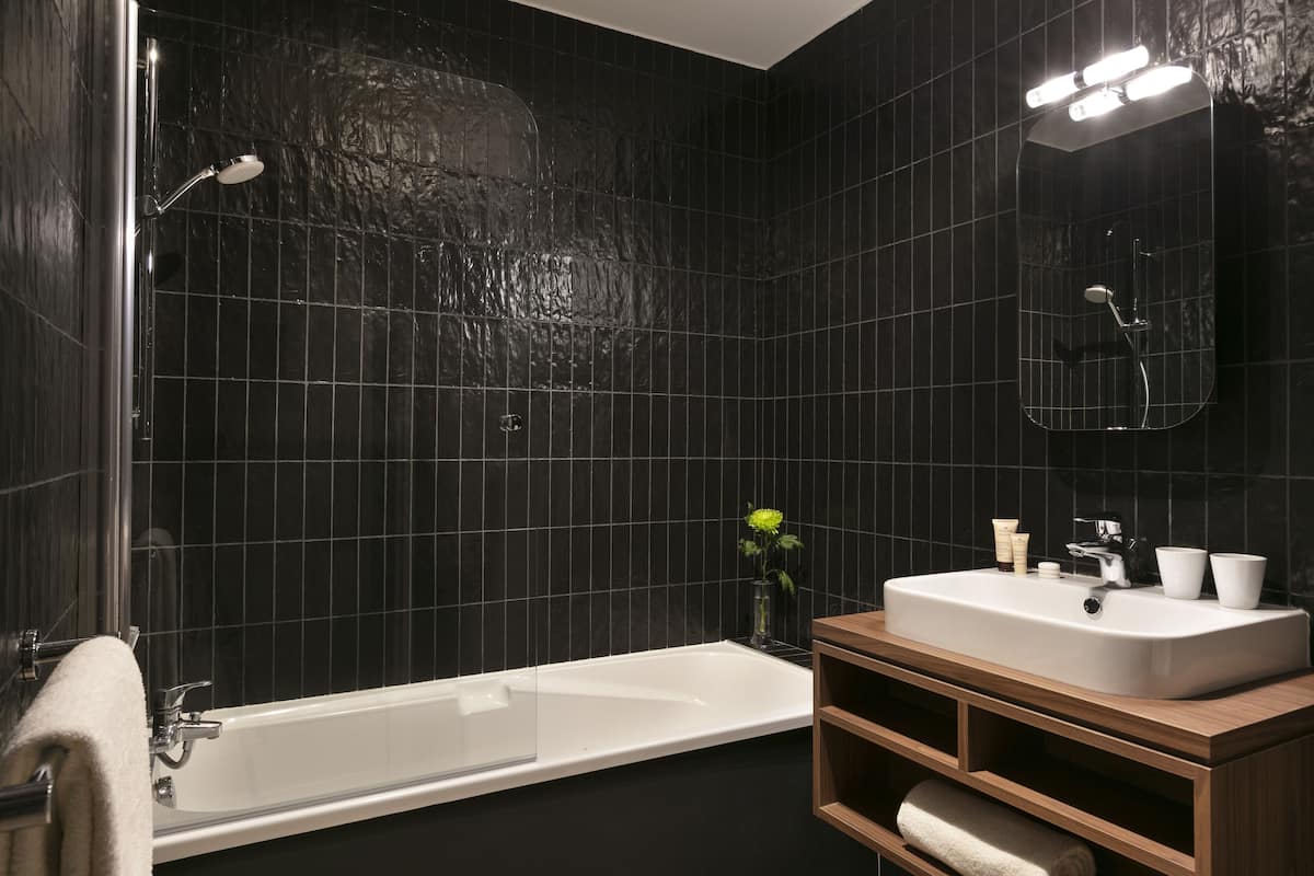 free toiletries, hair dryer, bathrobes, slippers