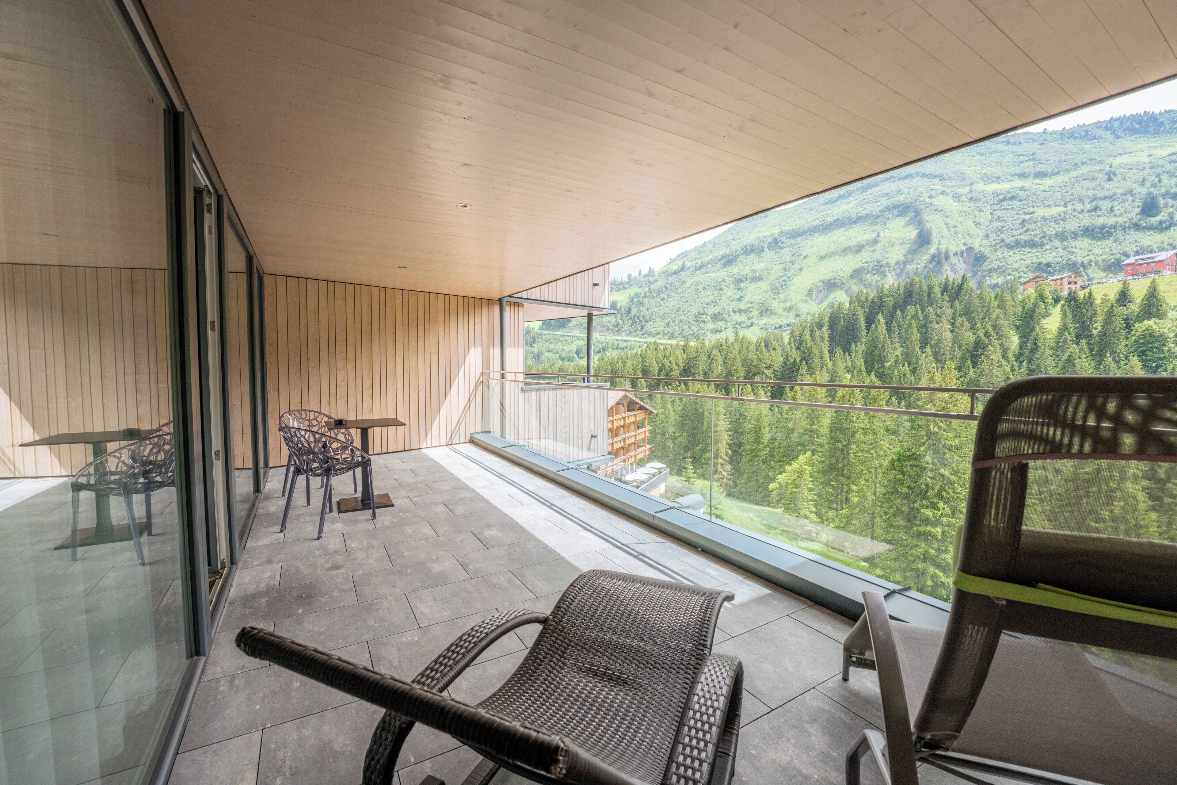 Suite Supérieure, 1 chambre, balcon, vue montagne | Vue de la chambre