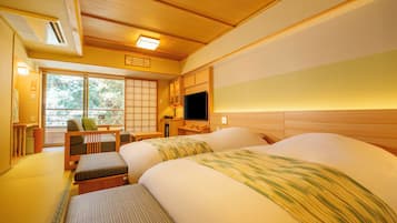 Vierbettzimmer | Daunenbettdecken, Zimmersafe, kostenloses WLAN