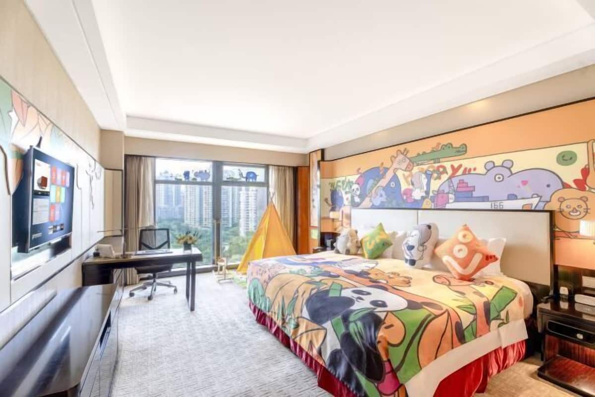 Hypoallergeen beddengoed, een minibar, een kluis op de kamer, een bureau