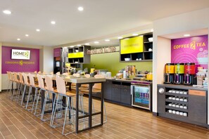 Free daily on-the-go breakfast