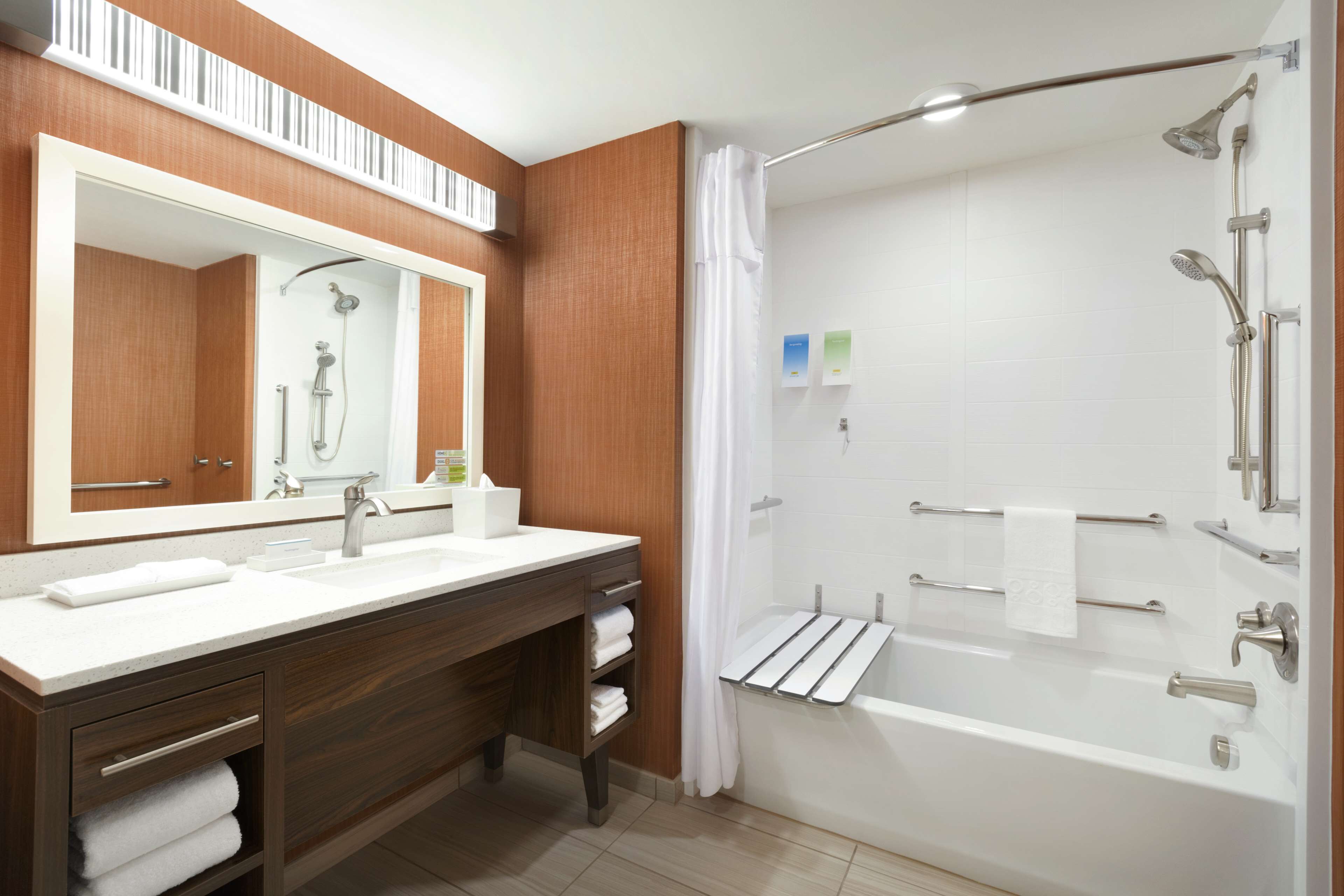 free toiletries, hair dryer, towels