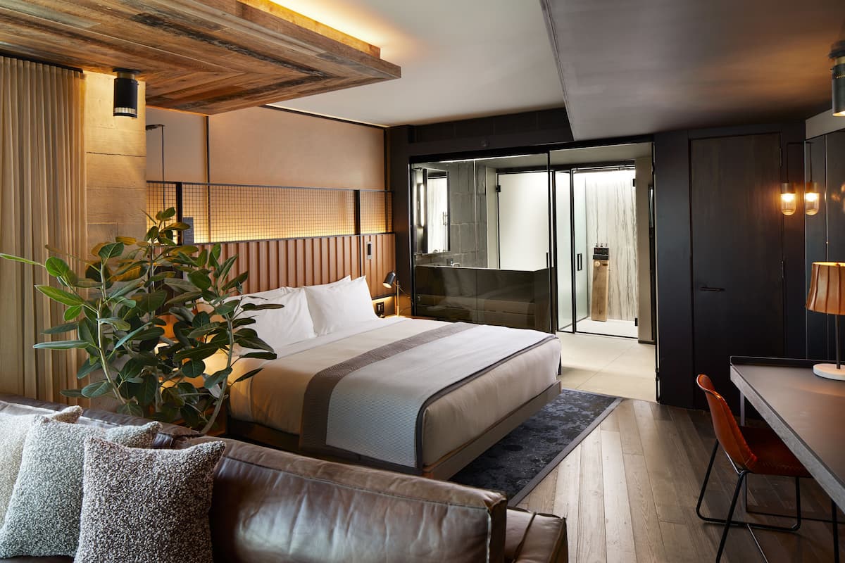 Suite estudio (Statue of Liberty) | Ropa de cama de alta calidad y minibar