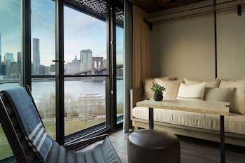 Room, 1 King Bed (Brooklyn Bridge) | View from room at 1 Hotel Brooklyn Bridge
