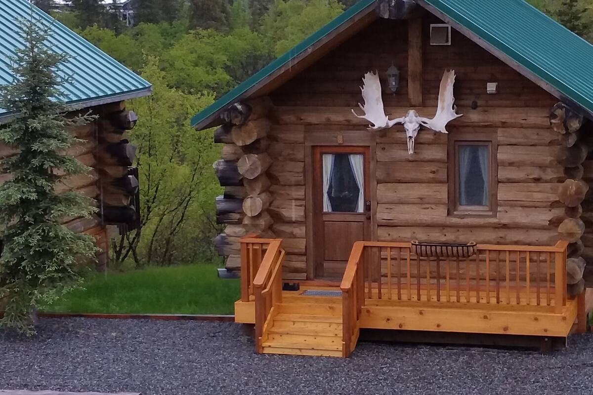 Deluxe-Ferienhütte | Terrasse/Patio