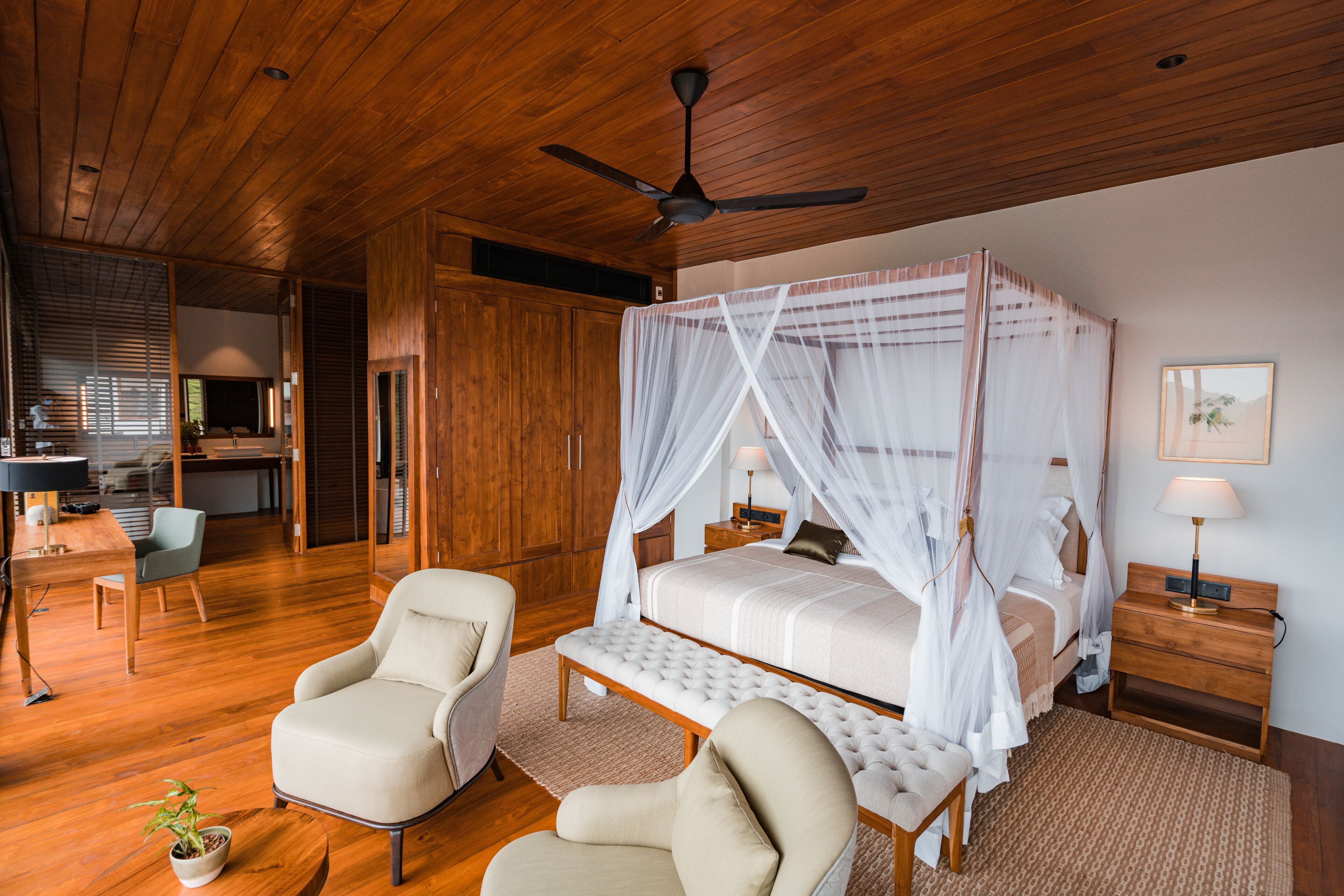 Superior Pool Villa | Minibar, desk, laptop workspace, soundproofing