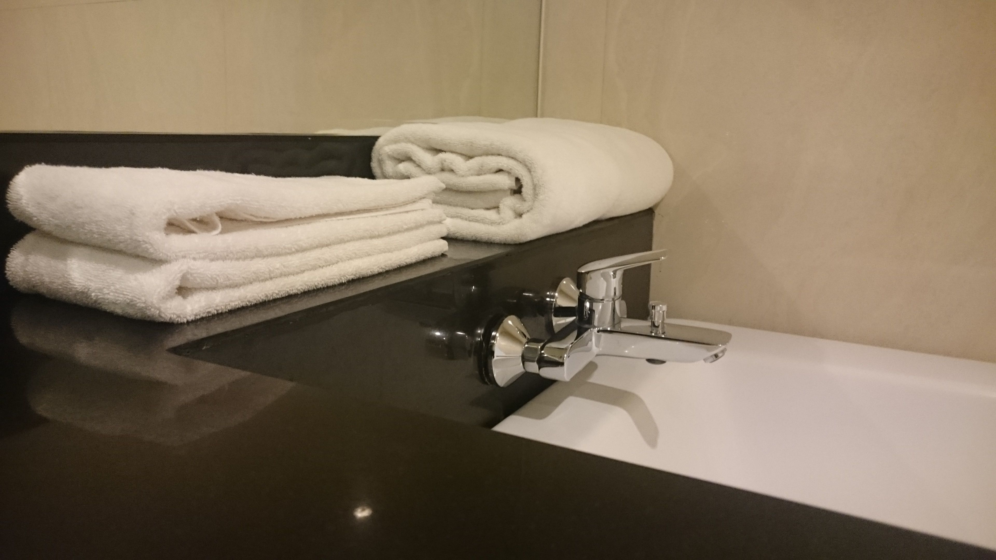 suite | bathroom | free toiletries, hair dryer, slippers, towels