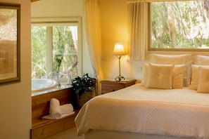 Luxury Cottage, 1 Bedroom | 1 bedroom, Egyptian cotton sheets, premium bedding, pillowtop beds - Myers Creek Cascades Luxury Cottages (Healesville)