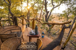 Habitación doble (Safari Tent) | Terraza o patio