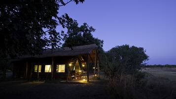 Luxury Tent, 1 Bedroom, River View (Safari) | Egyptian cotton sheets, premium bedding, in-room safe