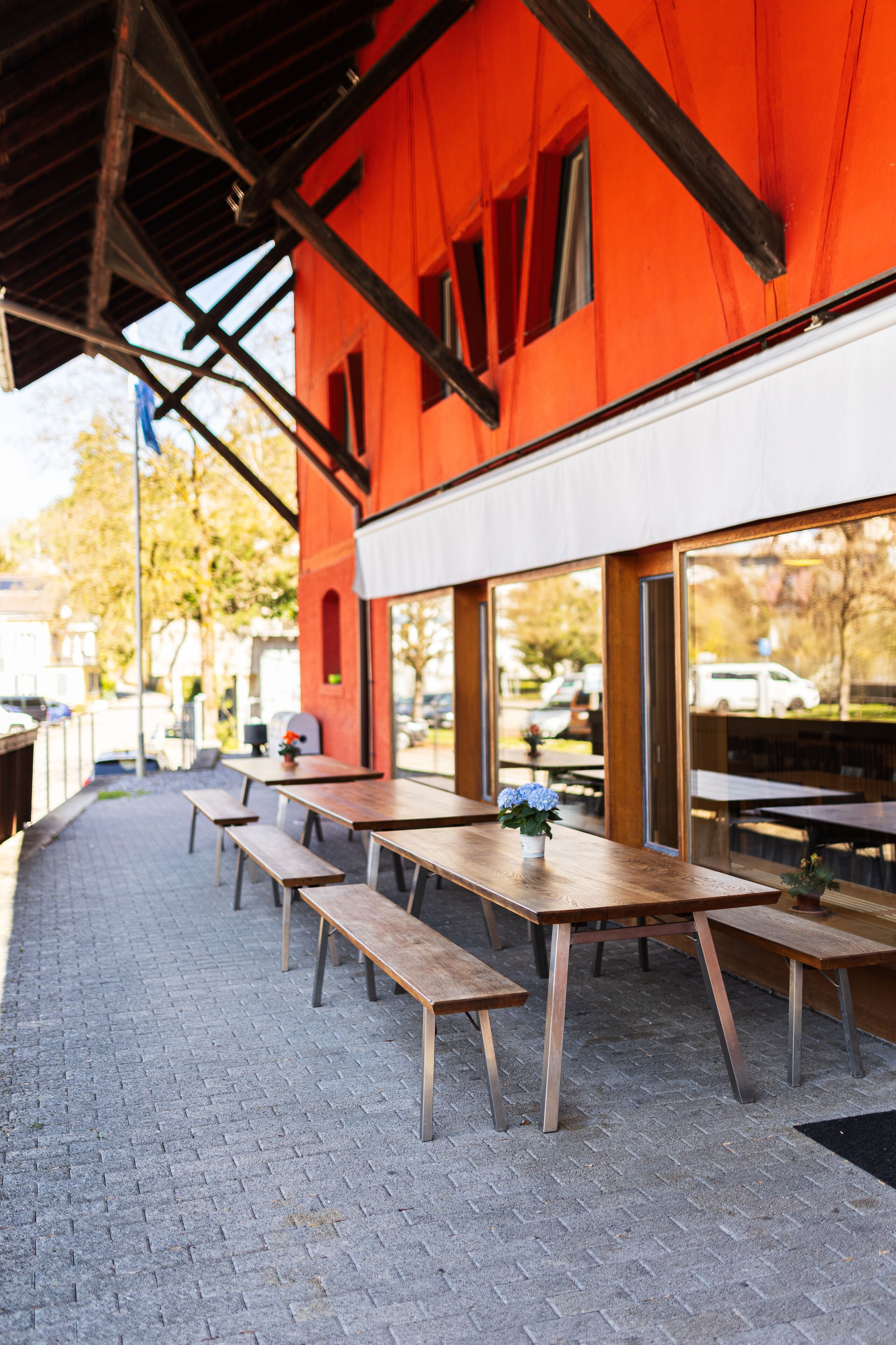 Façade de l’hébergement