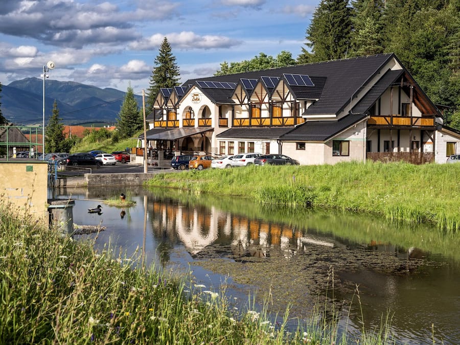 Overnatningsstedets facade