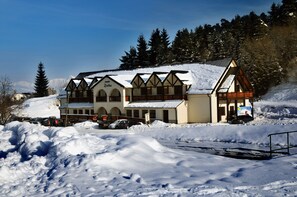 Majoituspaikan julkisivu