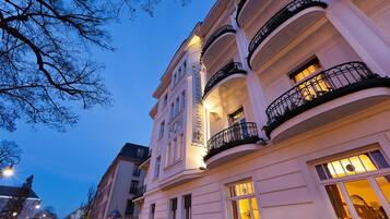 Front of property – evening/night