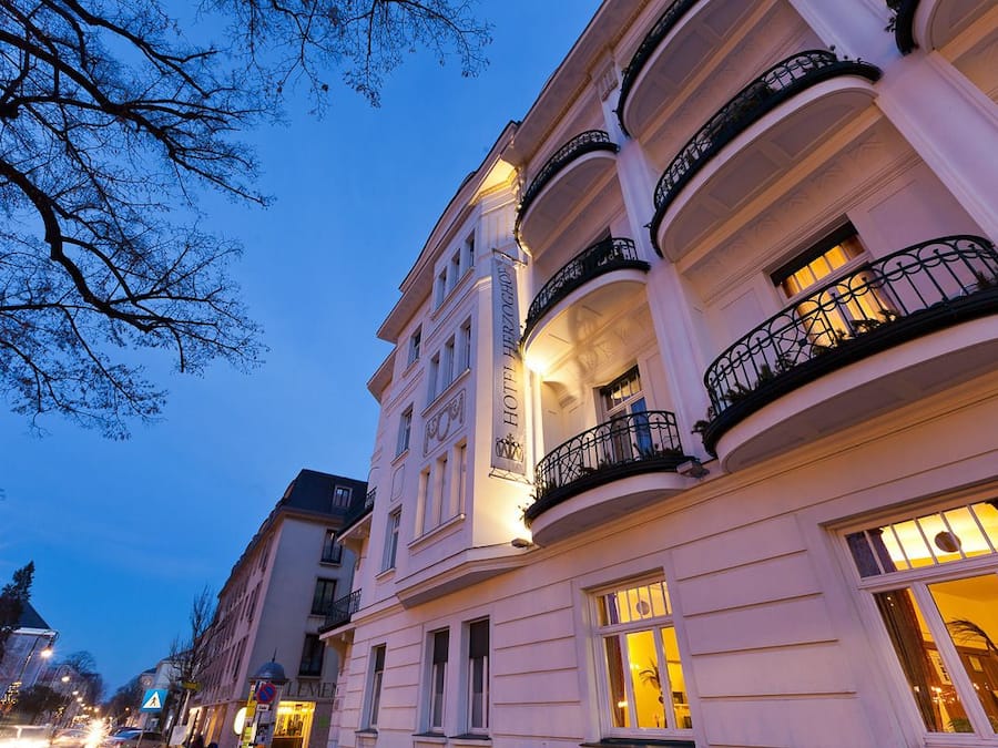 Front of property – evening/night