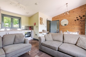 Luxury Cabin, 1 King Bed, Hot Tub | Lounge | 2 bars/lounges - The Baiting House and Lodges (Worcester)