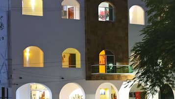 Vista frontal de la propiedad