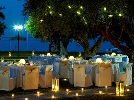 Área externa para casamento