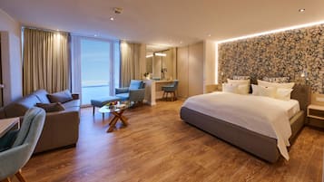 1 Schlafzimmer, hochwertige Bettwaren, Daunenbettdecken
