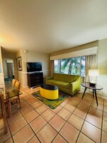 Suite, 2 Bedrooms | Living area | Flat-screen TV