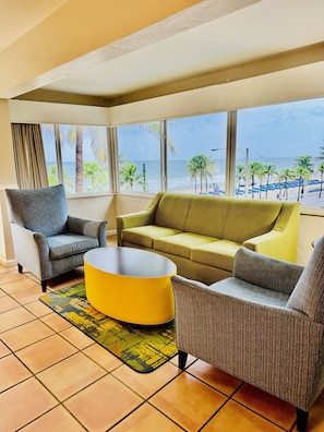 Suite, 2 Bedrooms | Living area | Flat-screen TV