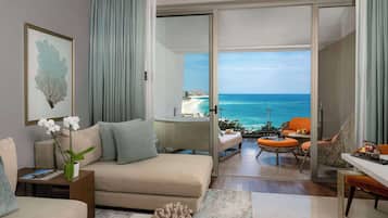 Ambassador Sunrise Suite Ocean View | 2 habitaciones y sábanas de algodón egipcio
