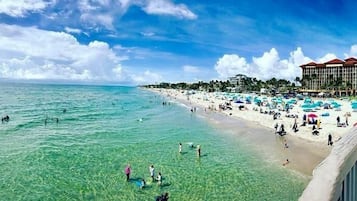 Vlak bij het strand