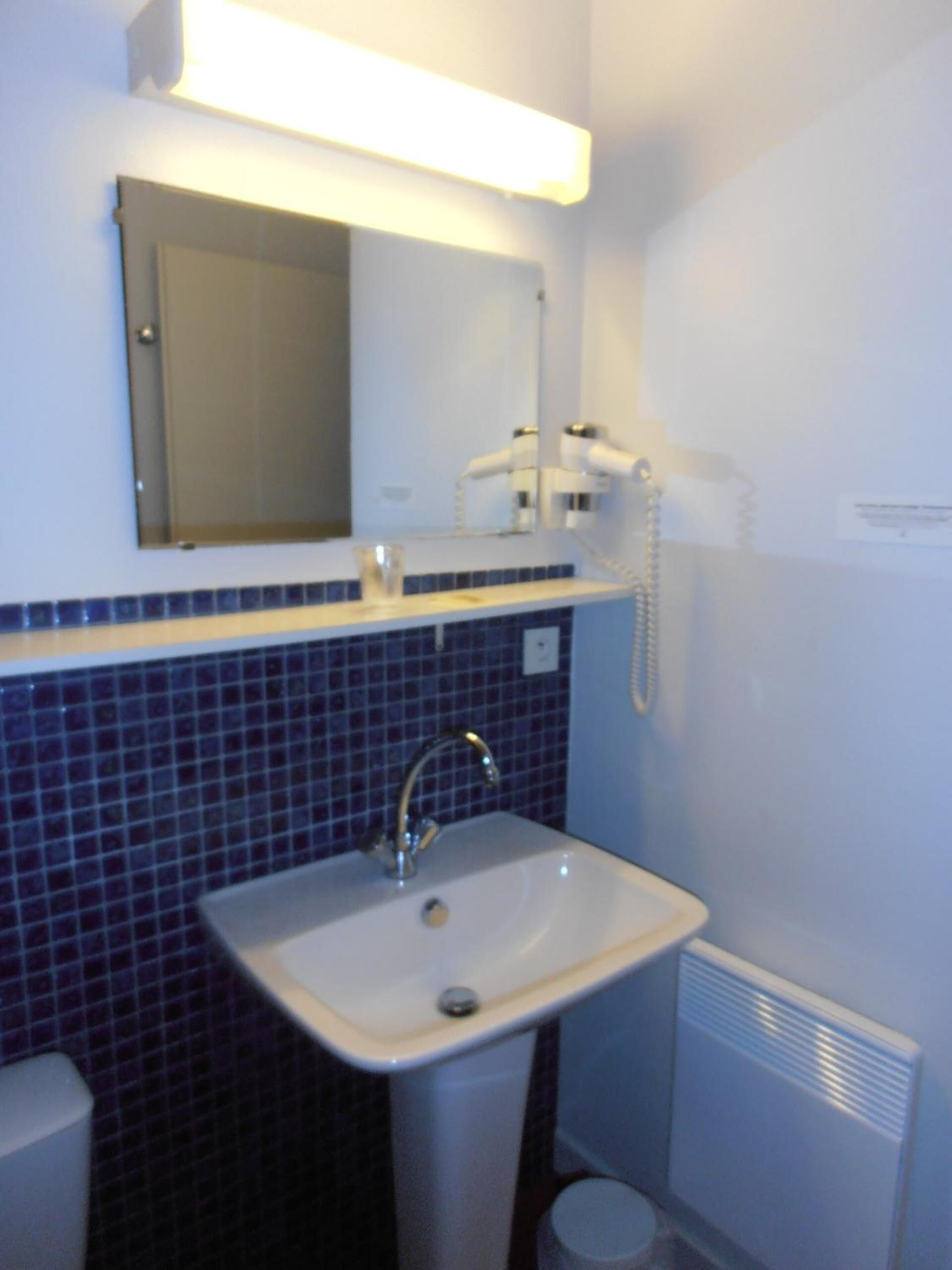 free toiletries, hair dryer, towels