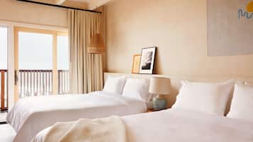 Blackout curtains, iron/ironing board, free WiFi, bed sheets