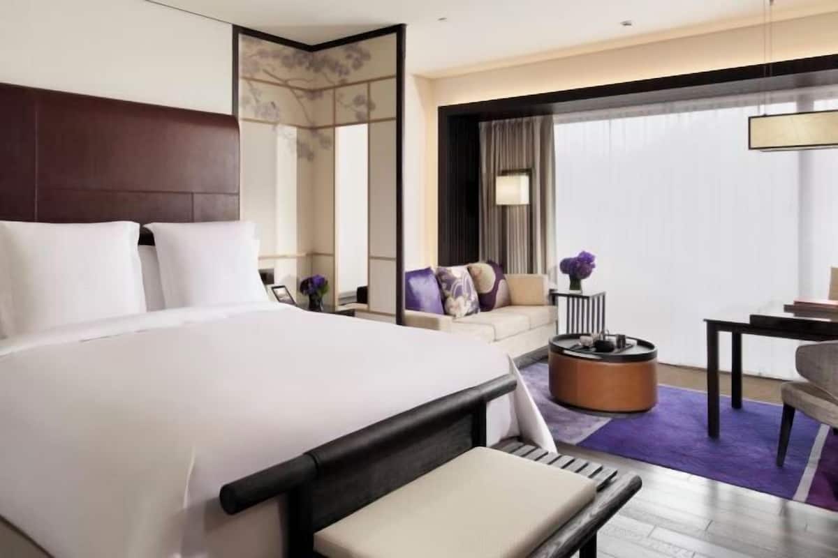 Literie de qualité supérieure, couette en duvet d'oie, minibar