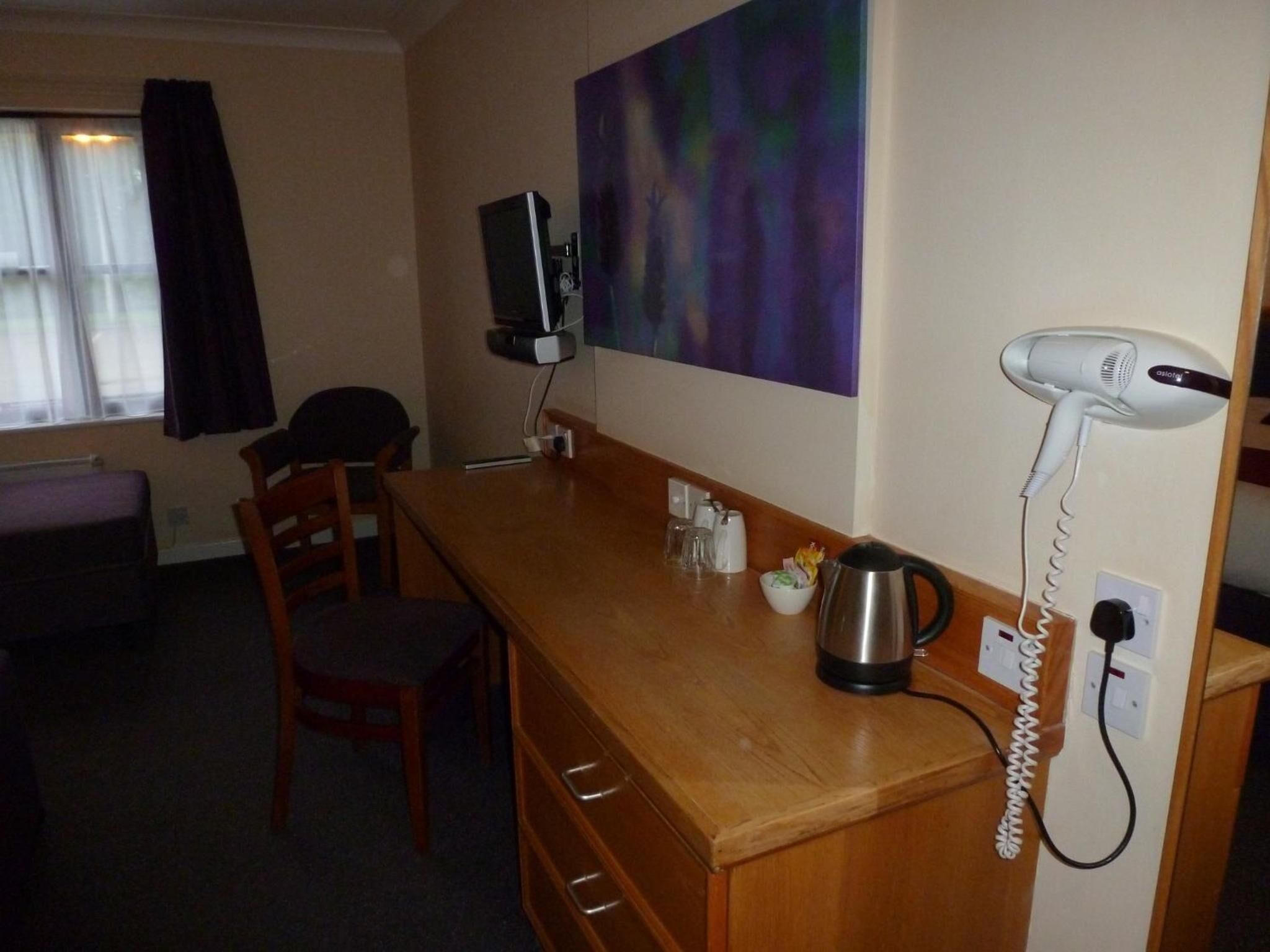 desk, iron/ironing board, free wifi, bed sheets