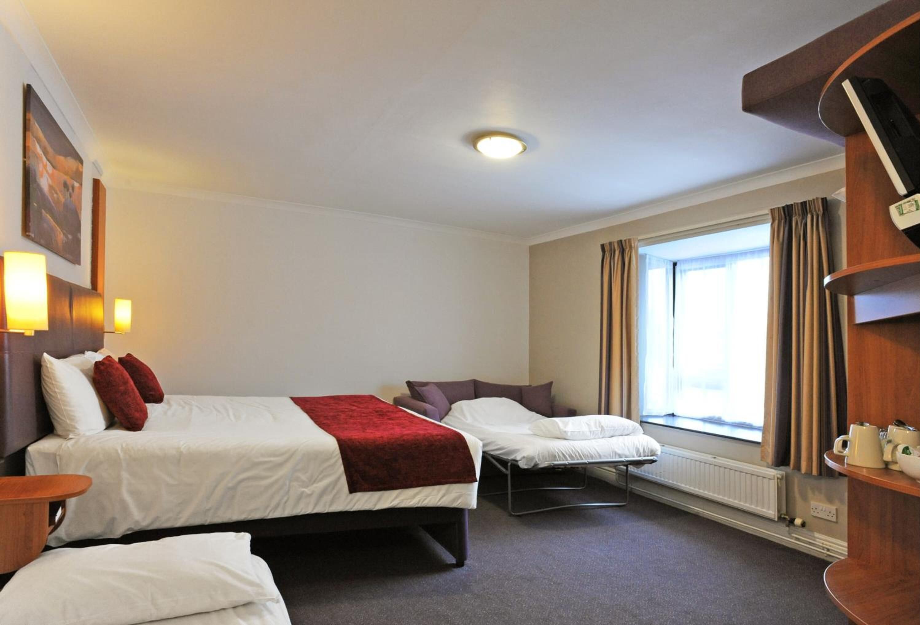 desk, iron/ironing board, free wifi, bed sheets