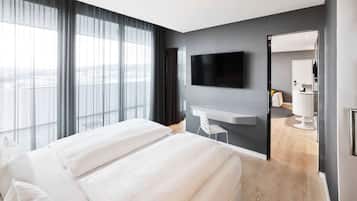 1 chambre, literie hypoallergénique, minibar