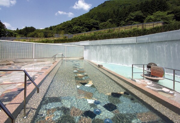 Indoor pool, outdoor pool