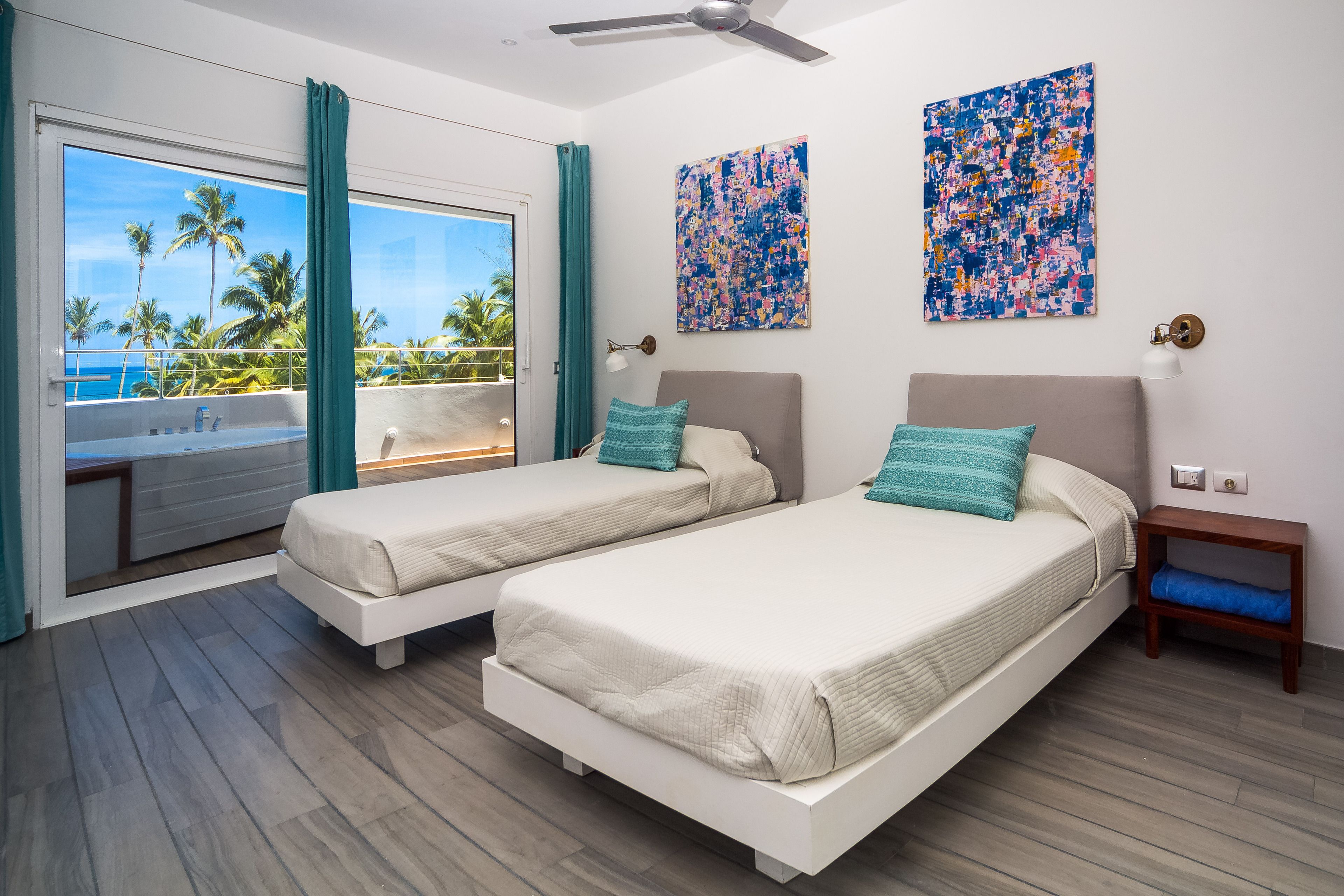 two bedroom apartment - a | view from room