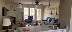 Deluxe Condo, 1 King Bed, Non Smoking | Living area | TV - Salt Creek Golf Retreat (Nashville)