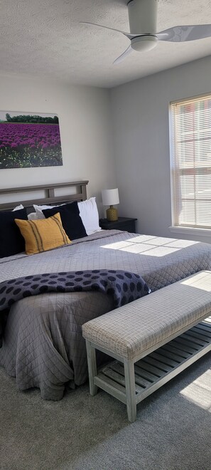 1 chambre, bureau, fer et planche à repasser, draps fournis