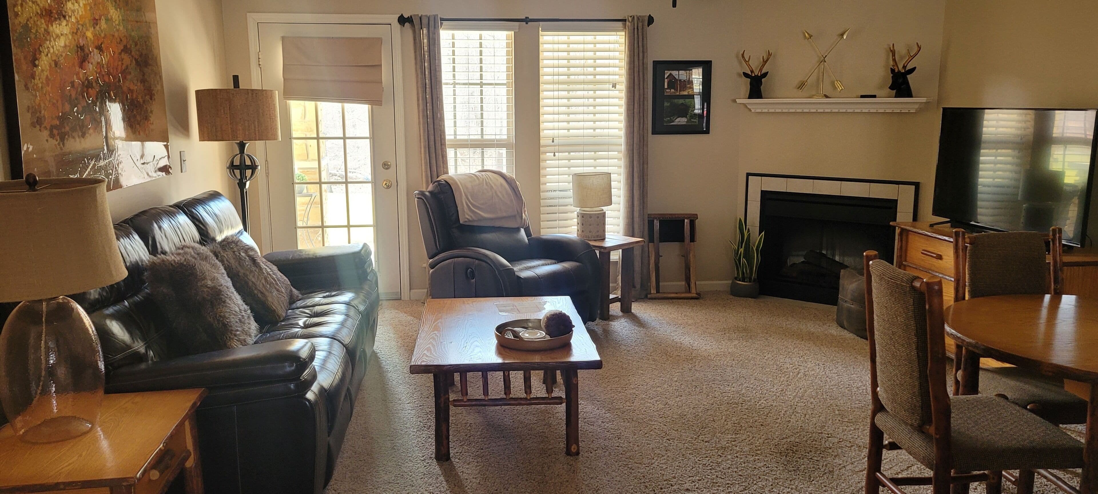 1 bedroom, desk, iron/ironing board, bed sheets